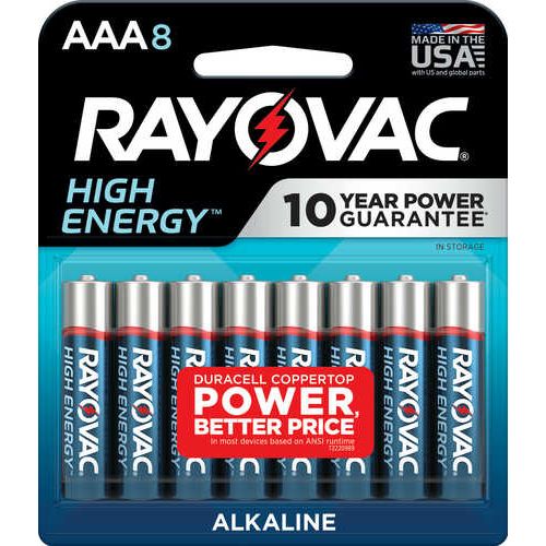 Rayovac E92BP-2 Max AAA 1.5 Volt Alkaline 2 Pack