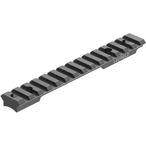 Leupold 182846 Backcountry Base For Rifle Nosler 21 Cross-slot For Short Action Matte Black Aluminum