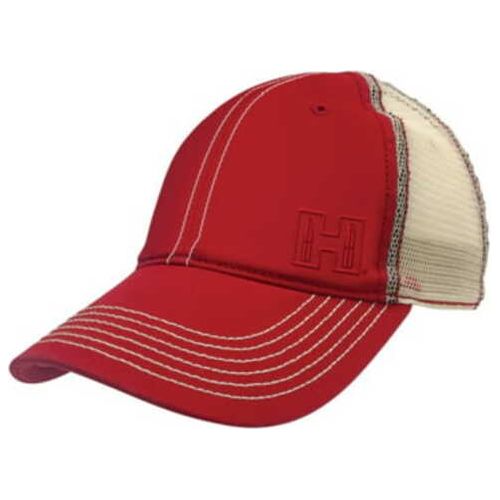 Hornady 99231 Mesh Hat White/red Structured