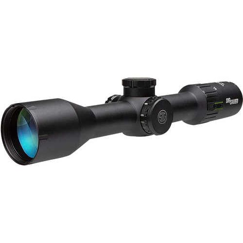 Sig Sauer Electro-Optics Sow63112 Whiskey6 Black 3-18X44mm 30mm Tube MOA Milling Hunter 2.0 Reticle Features Locking Tur