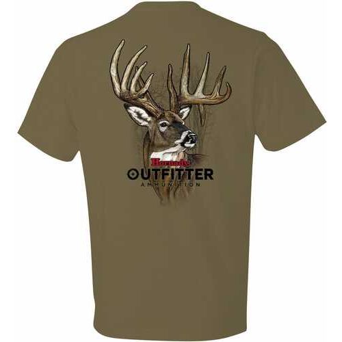 Hornady Gear 31361 T-shirt Big Buck Coyote Brown Short Sleeve Small