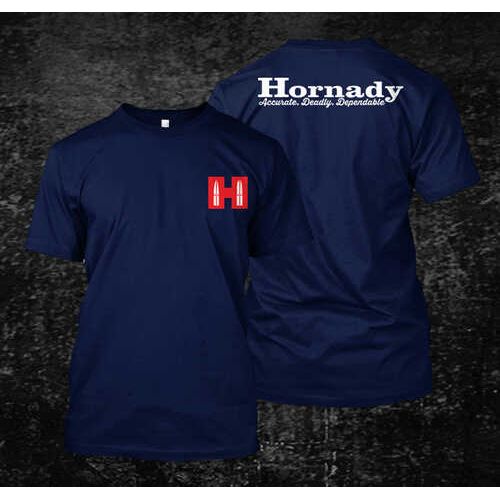 Horizon Design 30995 Hornady T-shirt Logo Stamp Indigo 2xl