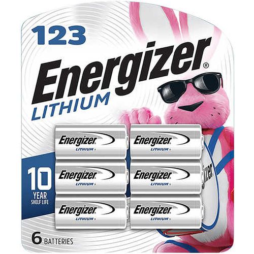 Energizer El123BP-6 Cr123 Lithium Battery