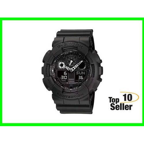 G-shock/vlc Distribution Ga1001a1 G-shock Tactical Xl 52mm Keep Time Black Features Stopwatch/speedometer