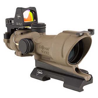 ACOG TA01 4x32 Rifle Scope Illuminated Amber Crosshair Reticle with 3.25 MOA RMR Type 2 Sight F