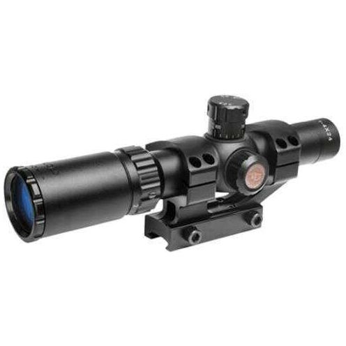 Truglo Brite 30 Series Scope 1-4x24mm Duplex Mil-Dot Reticle 30mm Tube Matte Black Md: TG8514BT