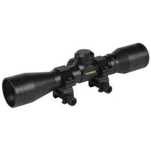 Truglo 4X32 Compact Scope Series Strut N Rut Rifle 32 Diamond Shotgun Reticle Matte 1" Mounting Rings Included