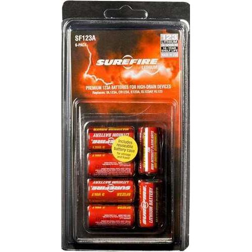 Surefire SF SF6-BC SF123A BATTERIES (6) SF6BC