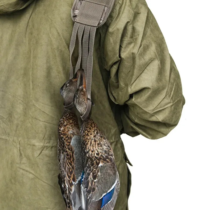 Outdoor Duck Hunting Waterfowl Game Carrier Strap Ring Carrier Tote 8 Loops Goose Hanger for Outdoor Game Catching Hunting