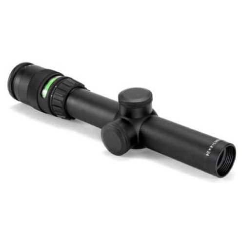 Trijicon Accupoint Rifle Scope 1-4X 24 Green Triangle Matte 30mm TR24G