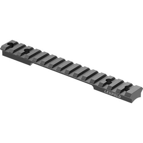 Leupold BackCountry 1 Piece Base Fits Savage 10/110 Short Action Round Receiver #8-40 Screws Matte Black 20 MOA  