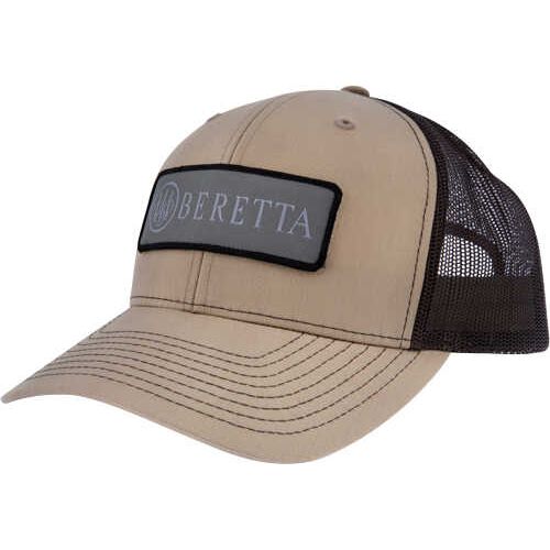 Beretta Cap Sdy Trucker Rect Patch Mesh Back Khaki/black